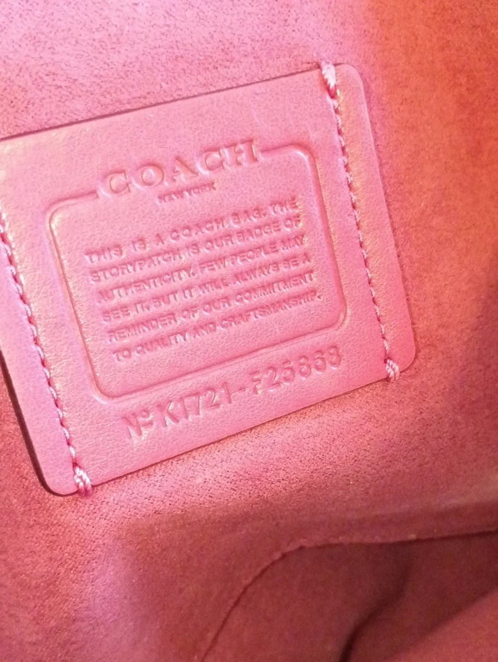 Coach Margo Pink Rose Print Carryall leather Satchel